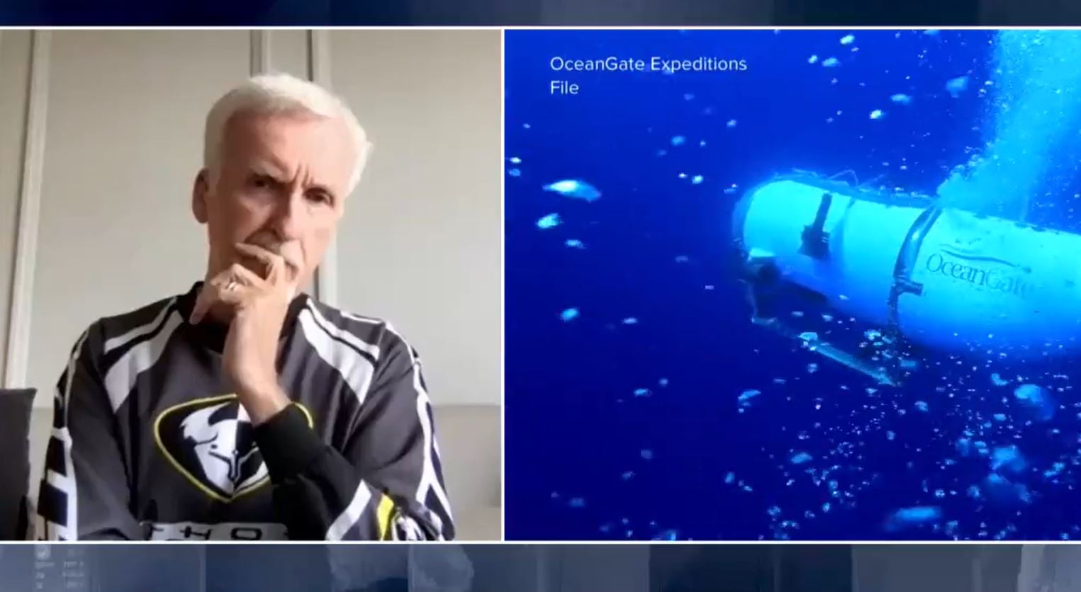 James Cameron durante su intervención en &#039;ABC News&#039;