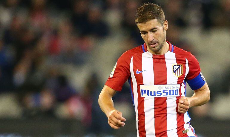 El capitán del Atlético de Madrid, Gabi Fernández.