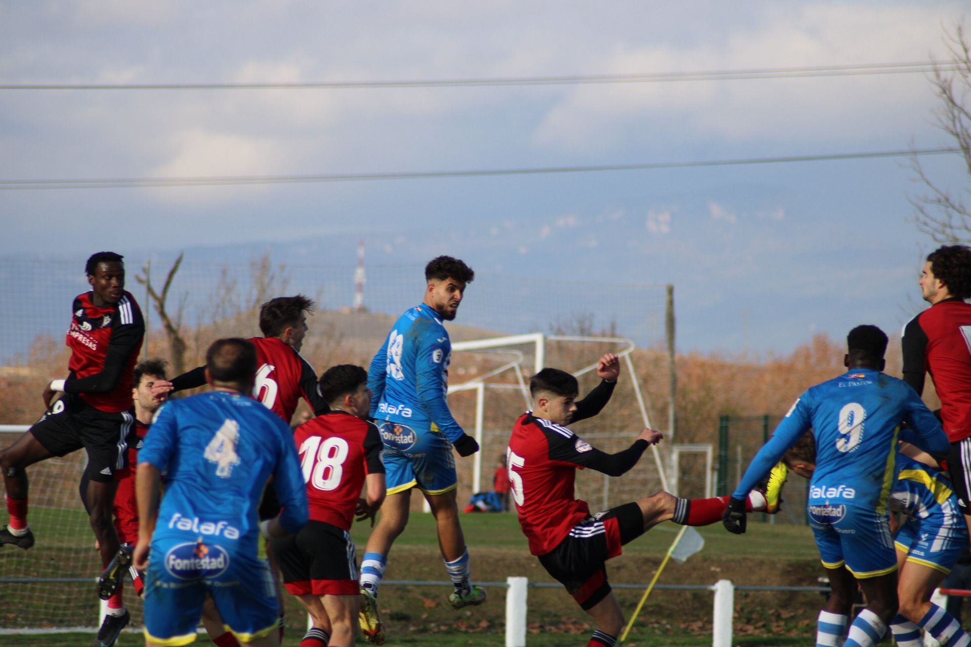 Ayoub fue el autor del 0-1 en Ence ante el Mirandés B
