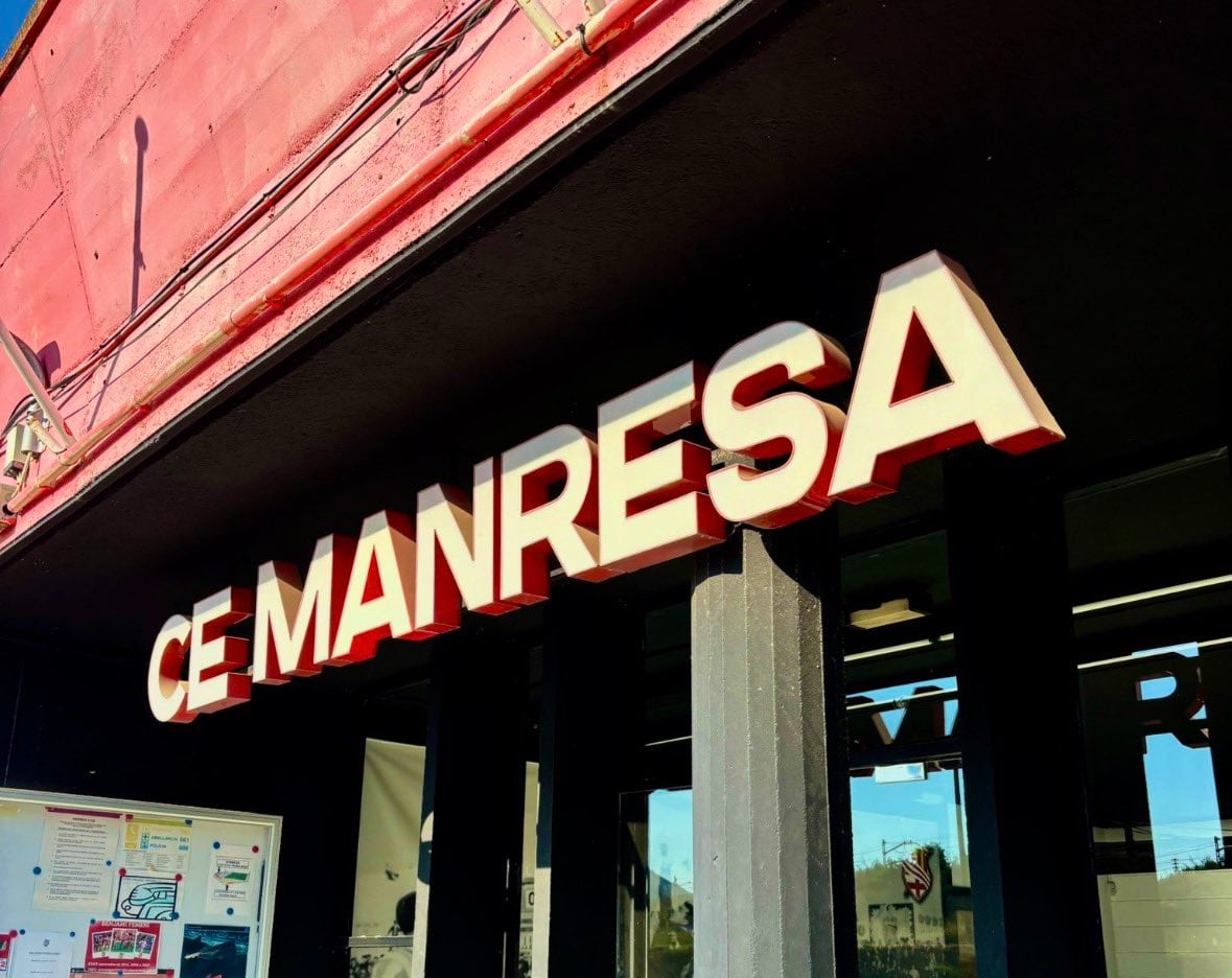 Les oficines del CE Manresa, a les instal·lacions del Congost