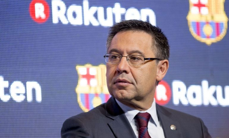 Bartomeu en un acto del Barcelona 