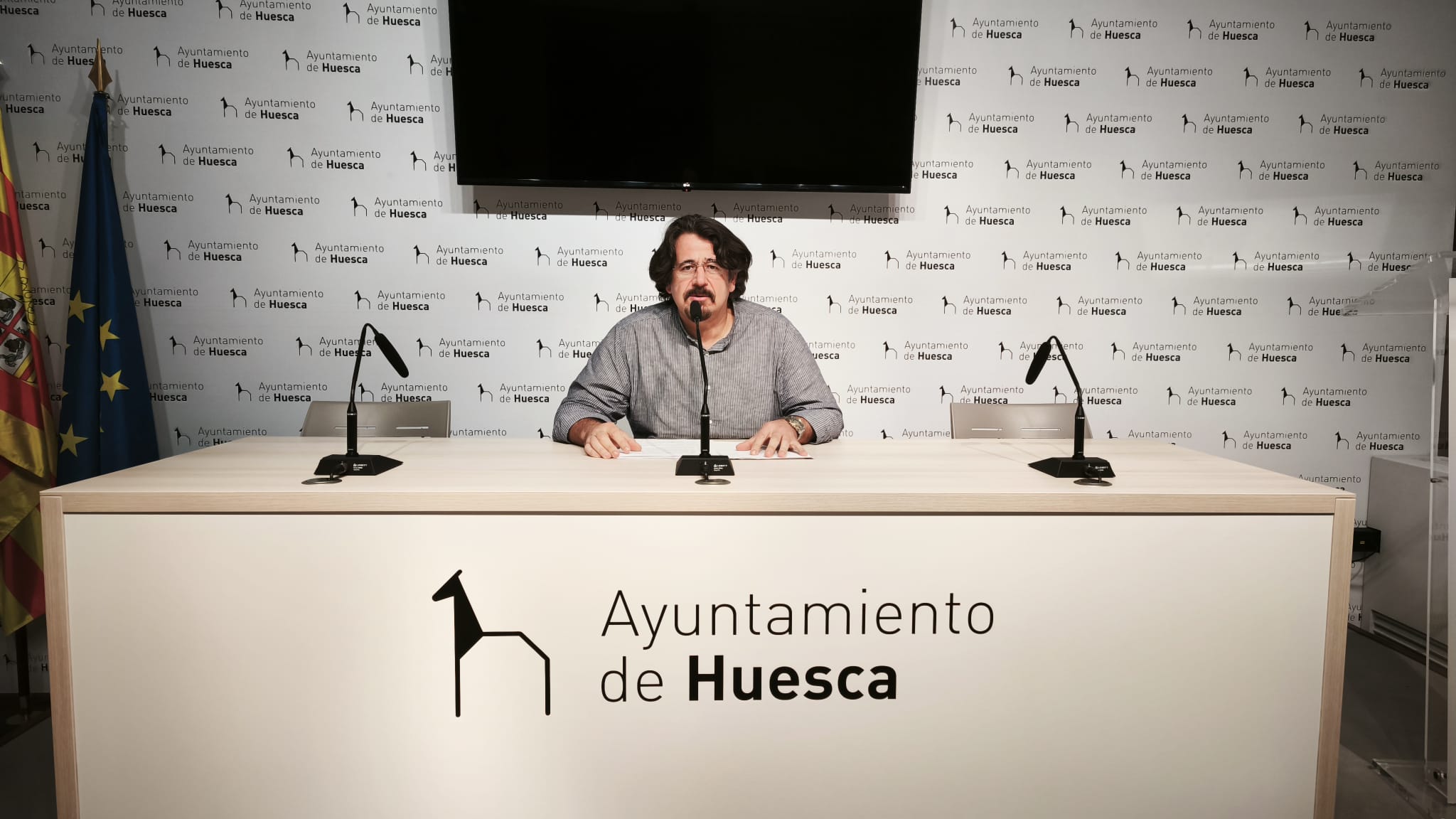 José Luis Rubió, portavoz de Vox en Huesca