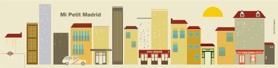 Ilustración de Charo para "Mi Petit Madrid"