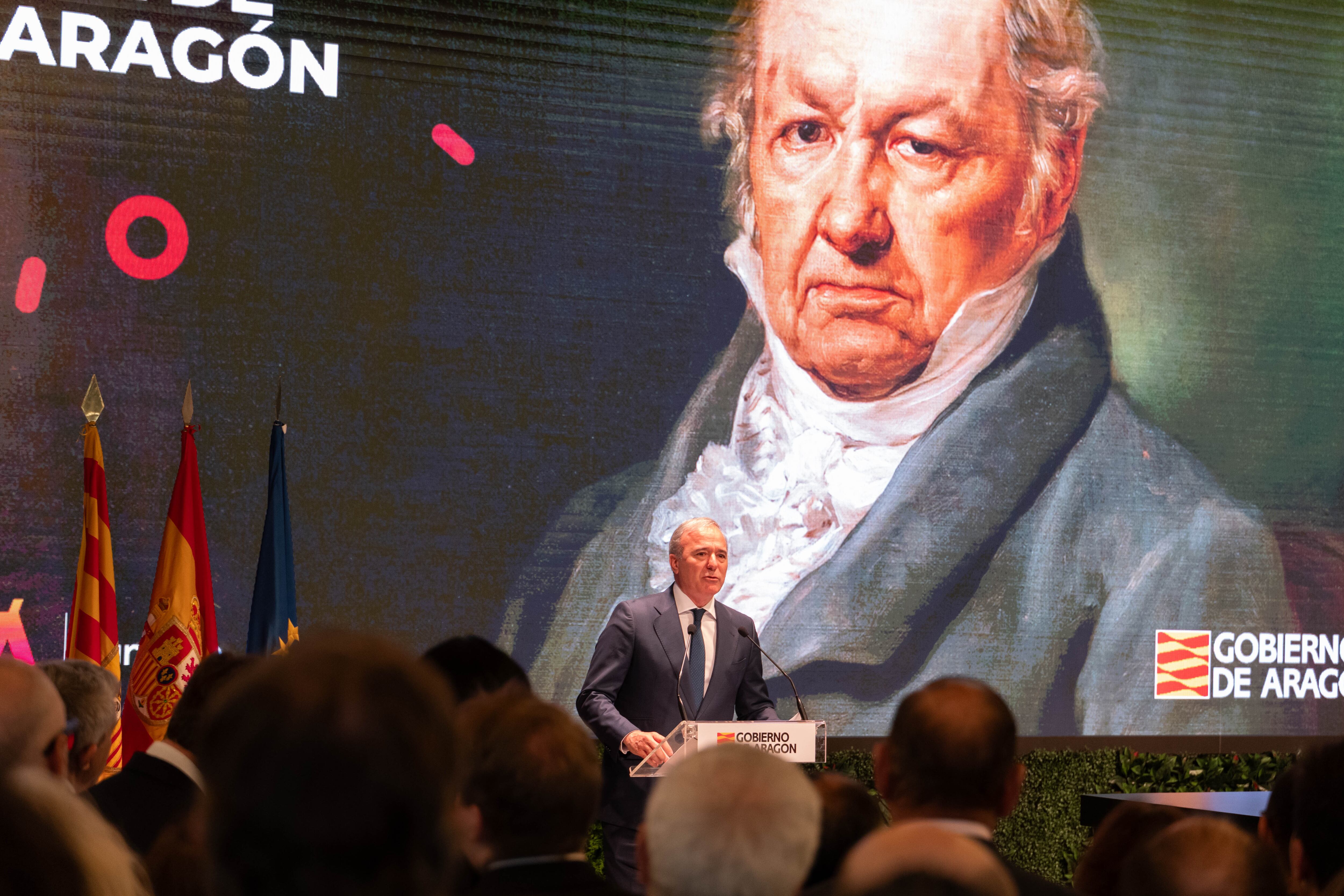 El presidente de Aragón, Jorge Azcón en FITUR