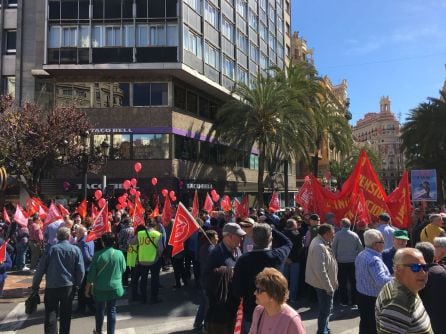 Ambiente en la Plaza del Ayuntamiento