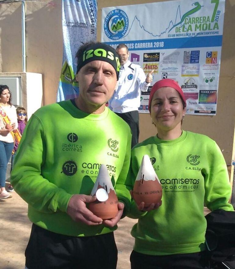 Rubén Andrés y Noemí Hidalgo subieron al podio en Novelda