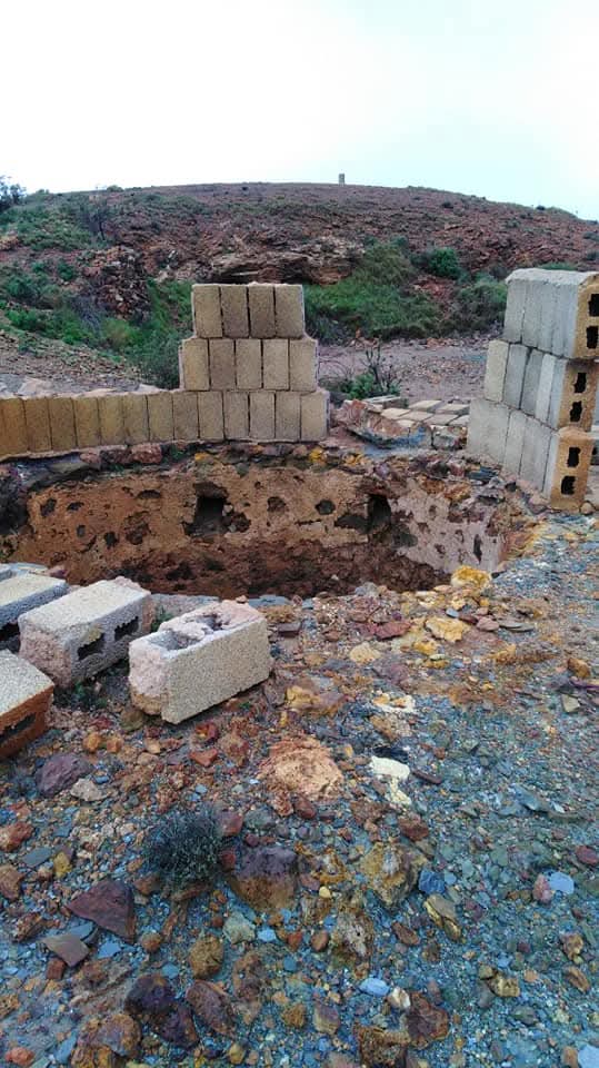 El Ayuntamiento de La Unión refuerza la seguridad en antiguas explotaciones mineras