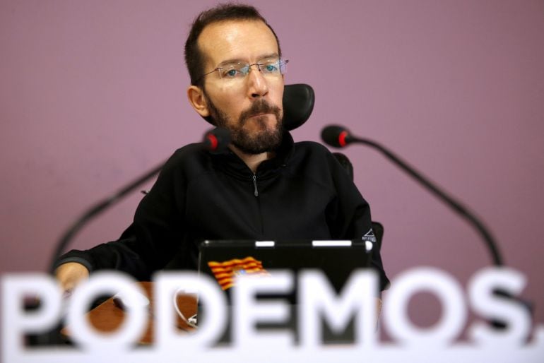 Pablo Echenique, portavoz de Unidas Podemos en el Congreso.