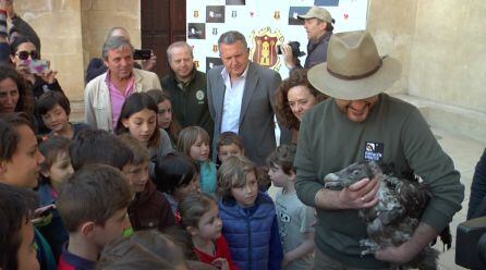 Biosfera fue presentado el pasado 14 de mayo en Cazorla para su liberación en el P.N. de Cazorla, Segura y las Villas.