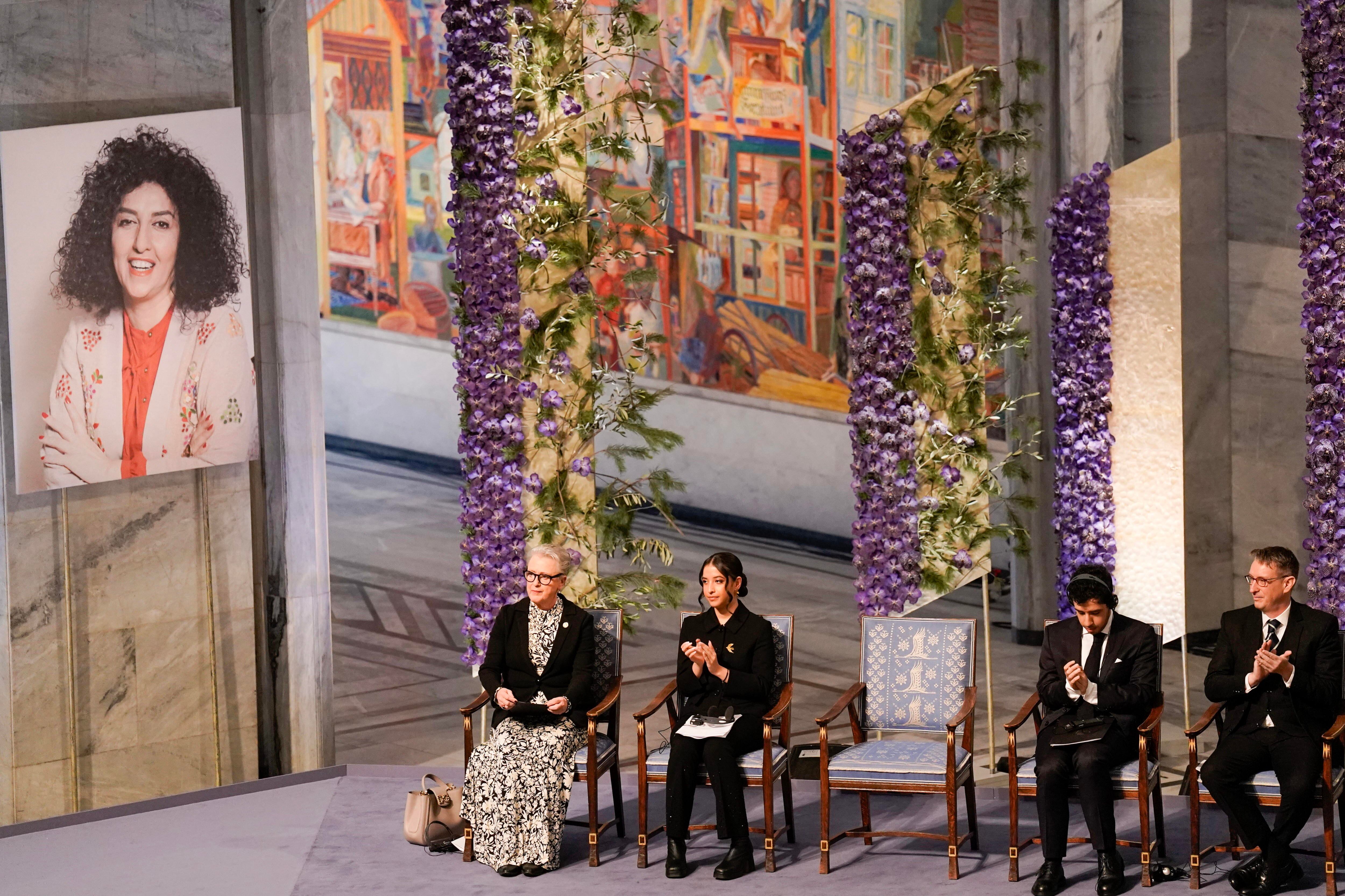 Ceremonia de entrega de Premios Nobel 2023.