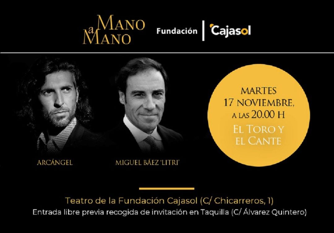 Cartel del Mano a Mano de la Fundación Cajasol finalmente aplazado