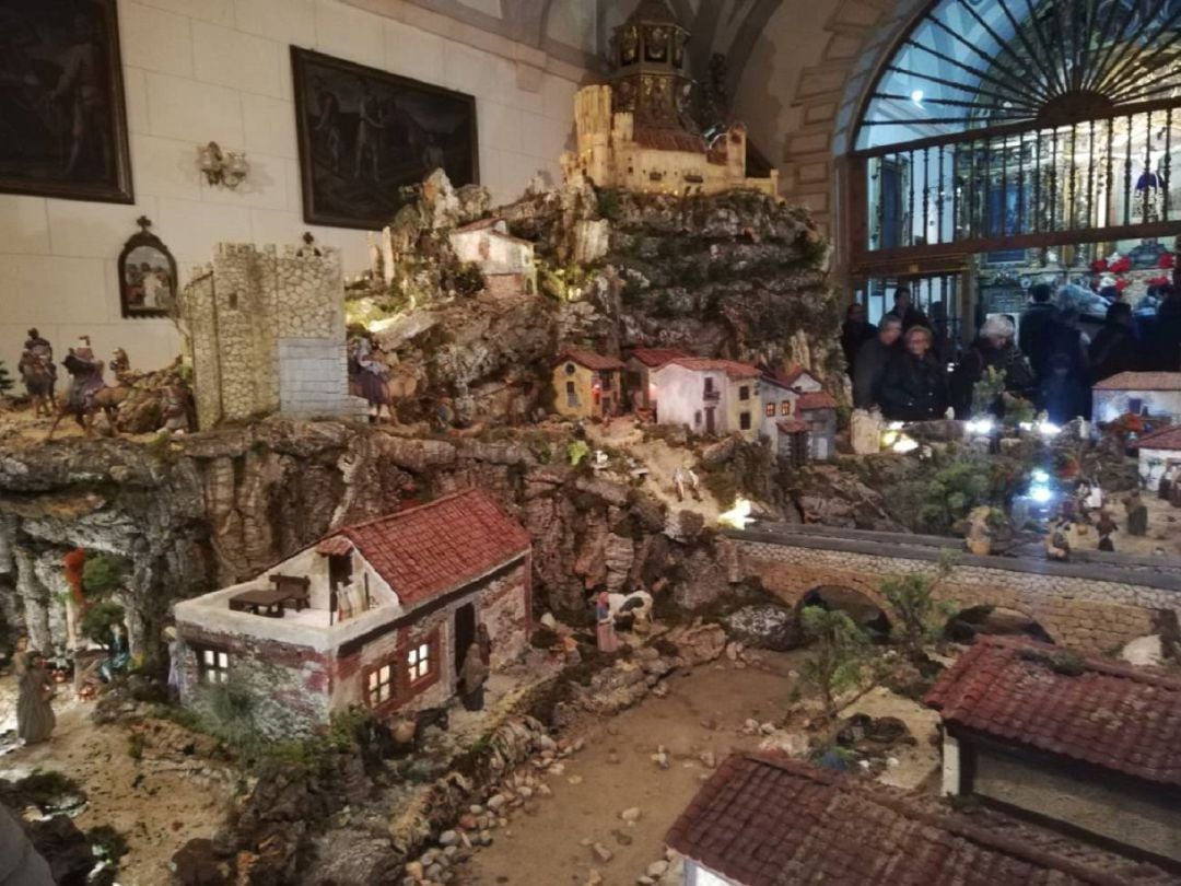 Belén instalado en la ermita del Cristo del Mercado en el 2019