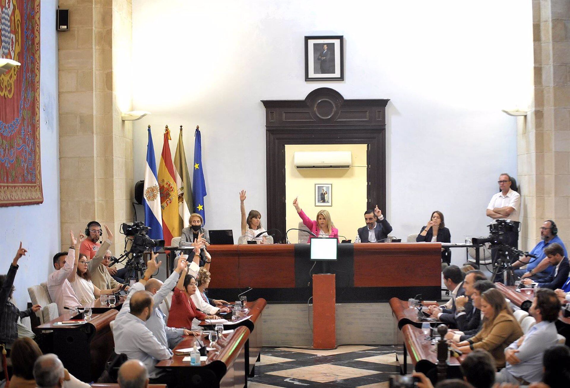 Una de las aprobaciones realizadas en el pleno / Ayuntamiento de Jerez