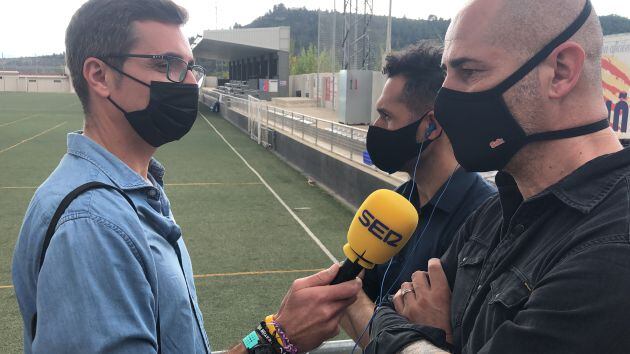 El presidente y el entrenador del Buñol atienden a SER Deportivos Valencia.