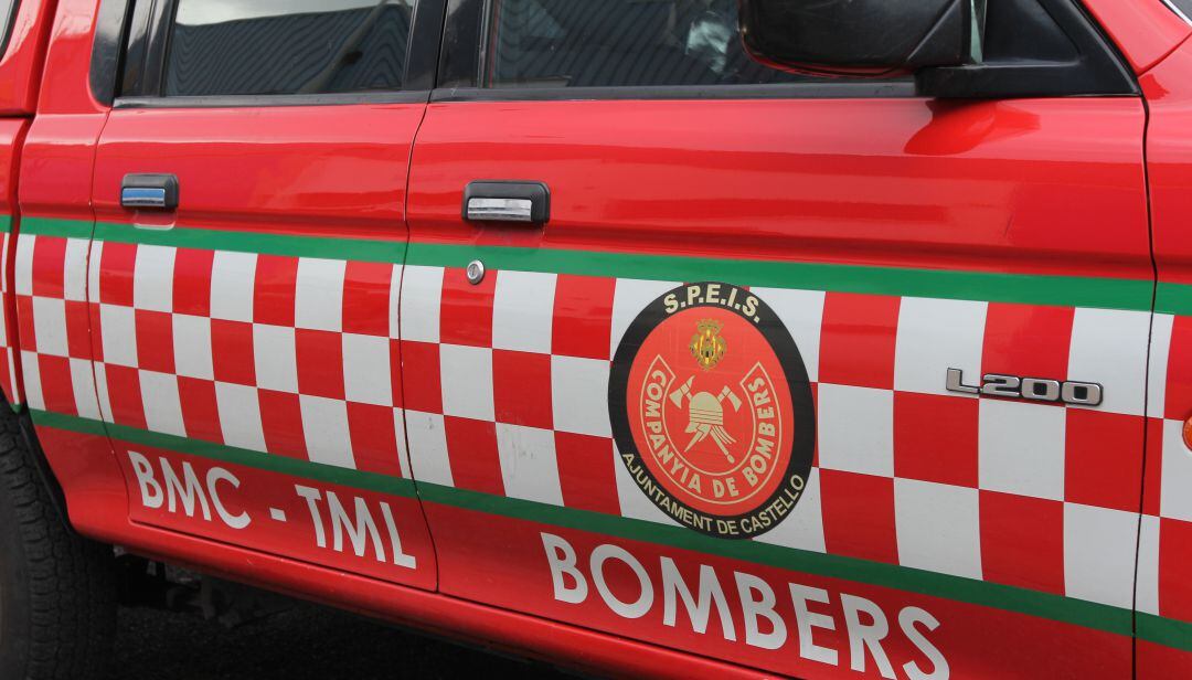 Vehículo de los bomberos de Castelló
