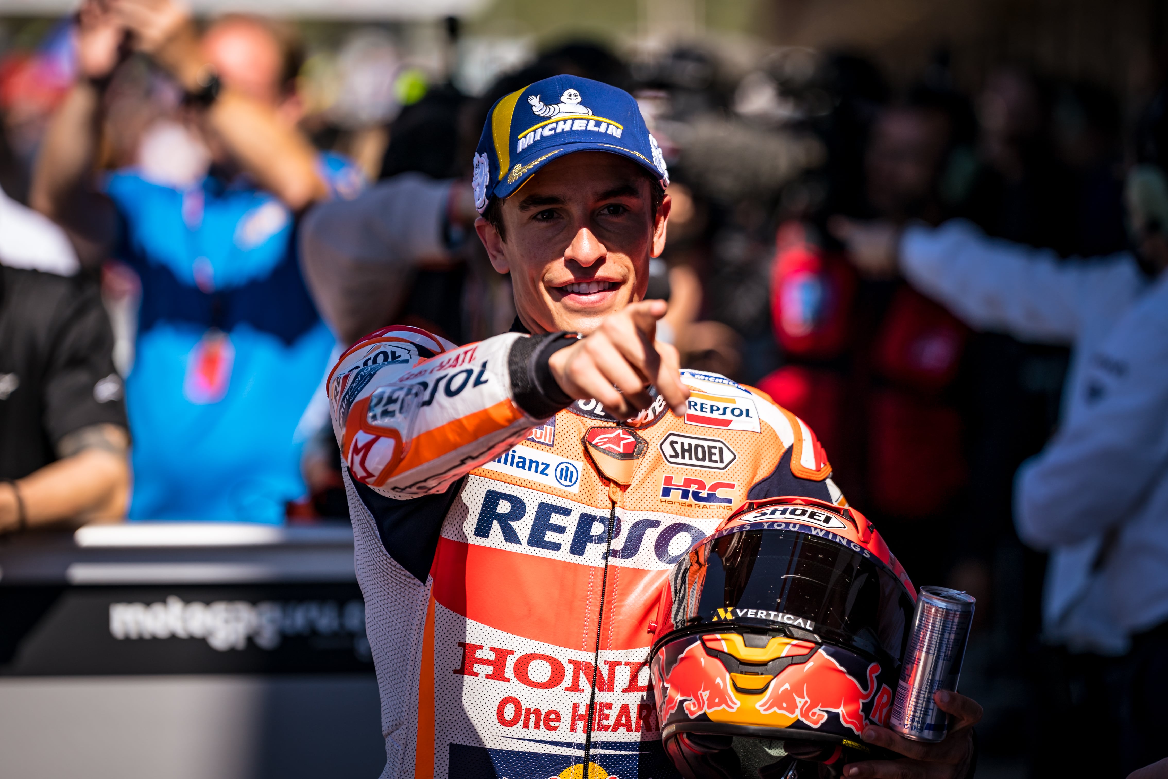 Marc Marquez logra la pole en Portimao. (Photo by Steve Wobser/Getty Images)