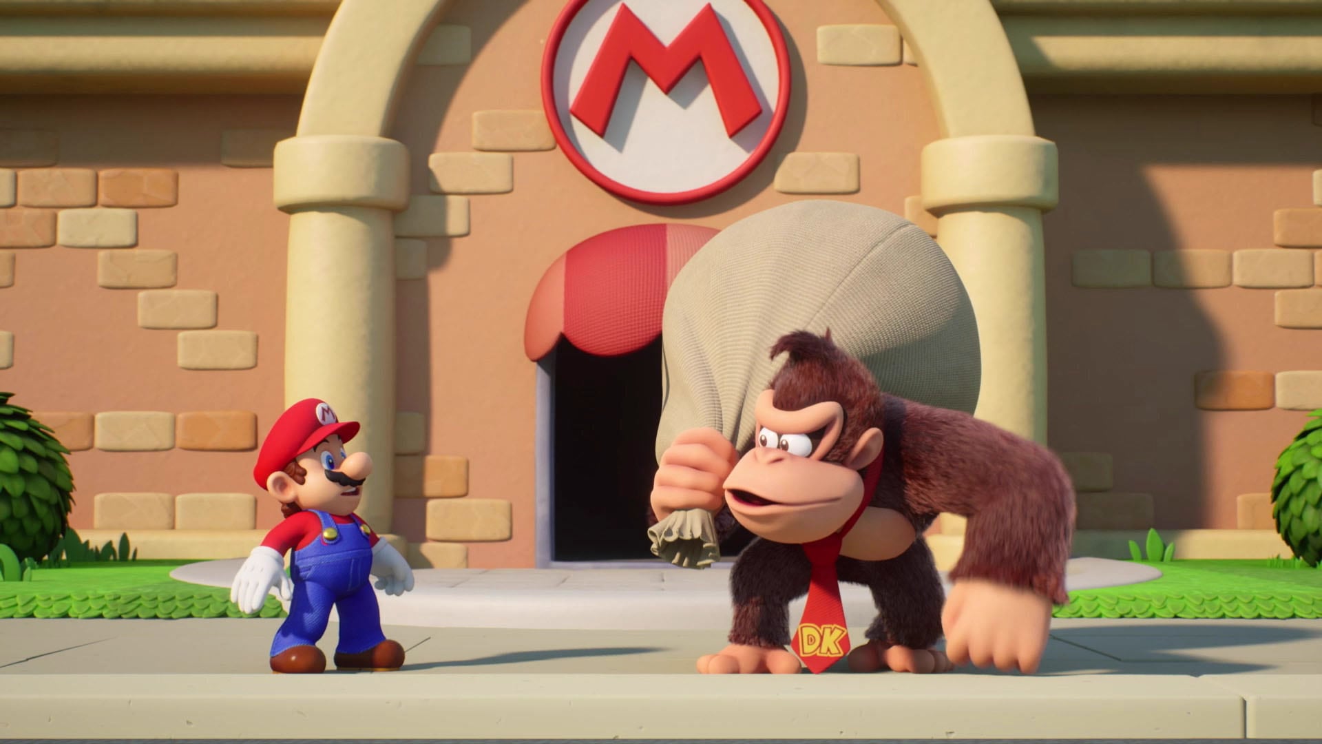 Mario y Donkey Kong en la nueva versión de su juego de puzles