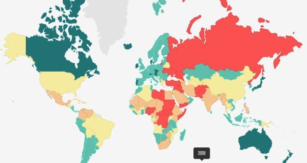 Siria destaca como la más peligrosa del mundo.