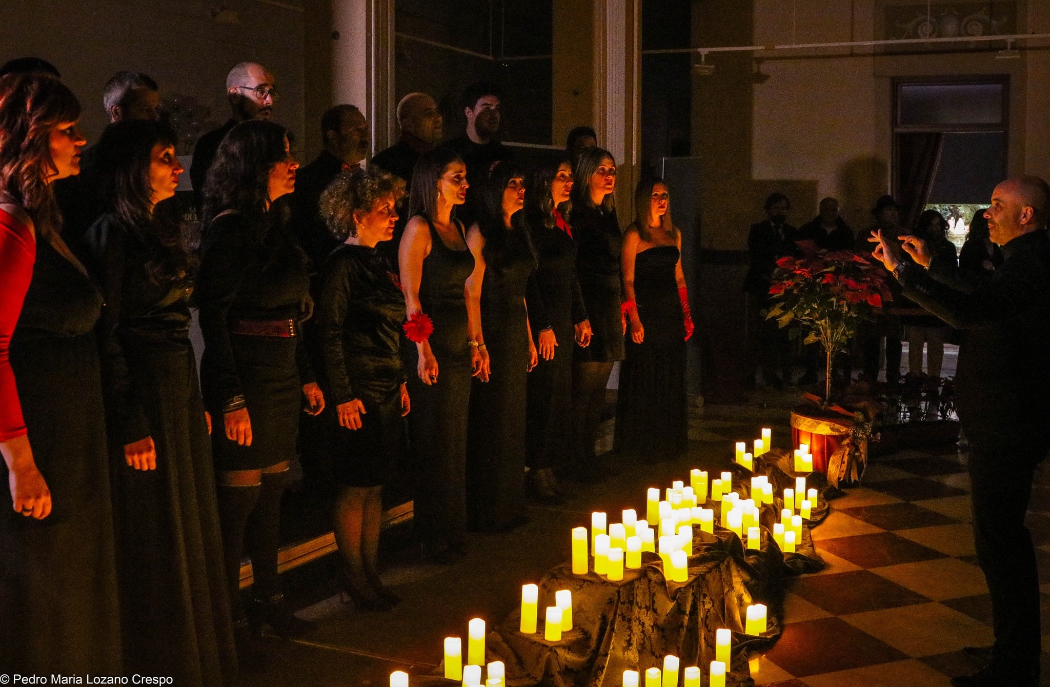 Concierto de velas en Noche de Belenes de Ciudad Real / FOTO: Facebook Asociación de belenistas
