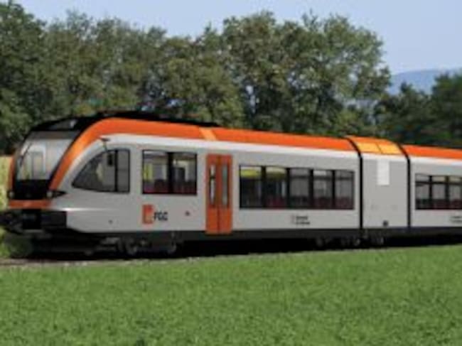 Imatge d'un prototip de tren que s'està construInt per la línia de la Pobla de Segur