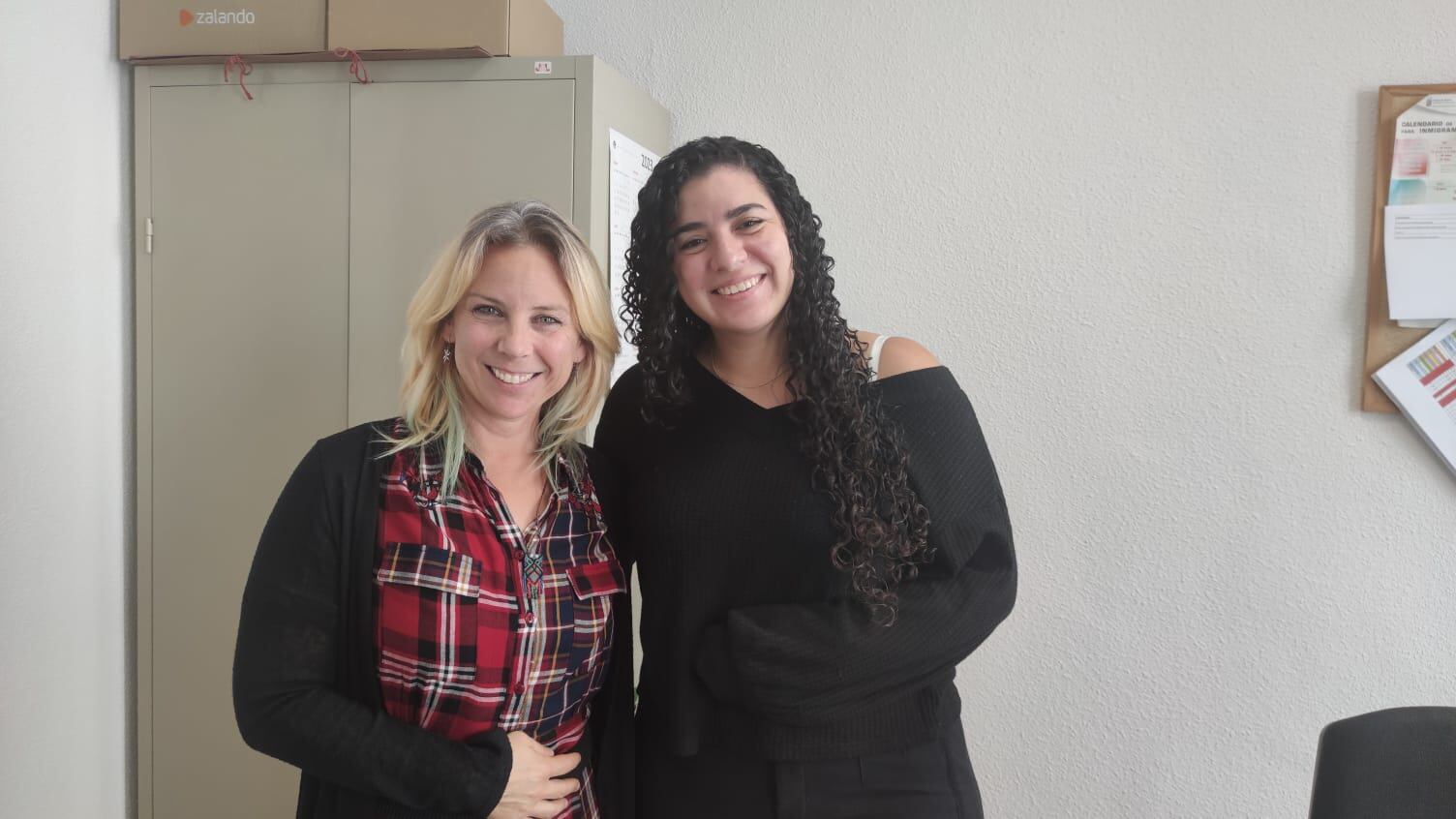 Esther Gálvez y Emely Mesas, enfermeras comunitaria de Cuenca.