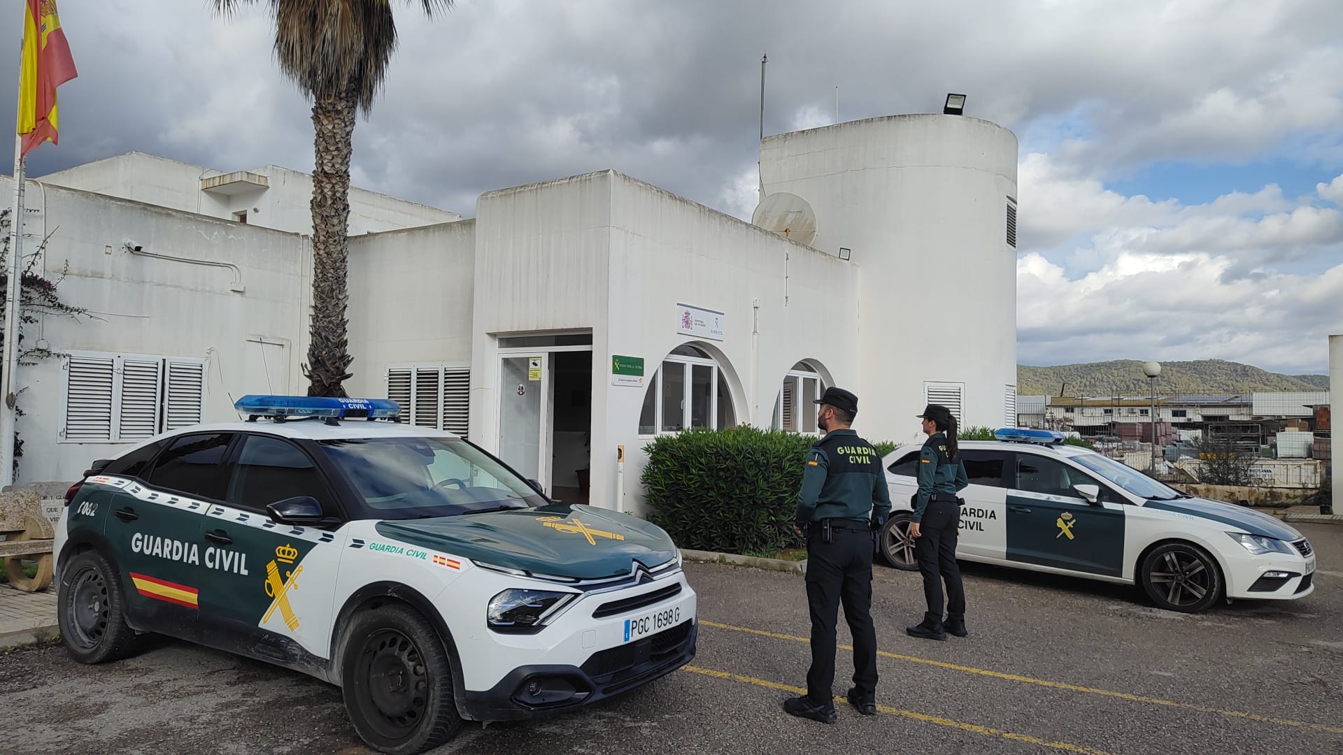 Agentes de la Guardia Civil de Sant Antoni