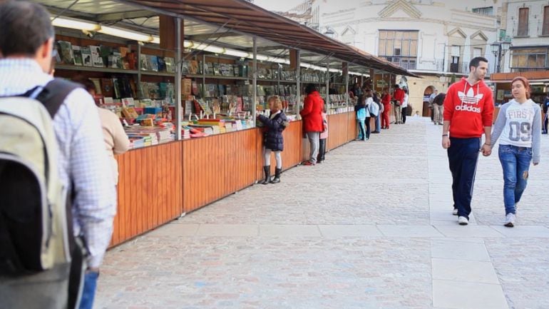 Imagen de archivo de la Feria del Libro en Úbeda