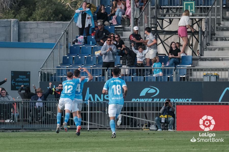 Morante celebrando su gol