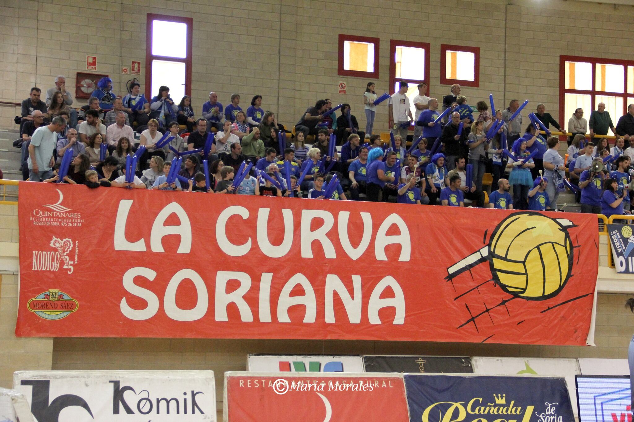 La Curva Soriana, peña del Río Duero Soria de voleibol.