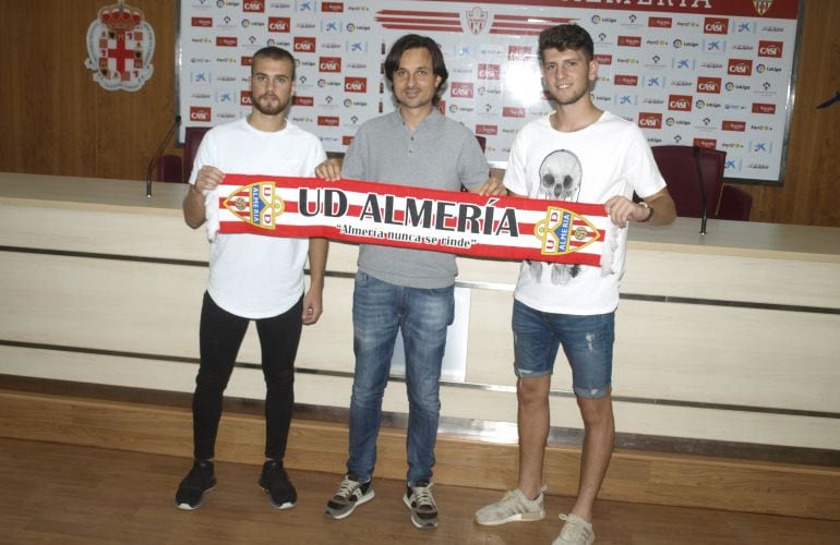 Pablo Siles, Ibán Andrés y Alberto Toril en sala de prensa.