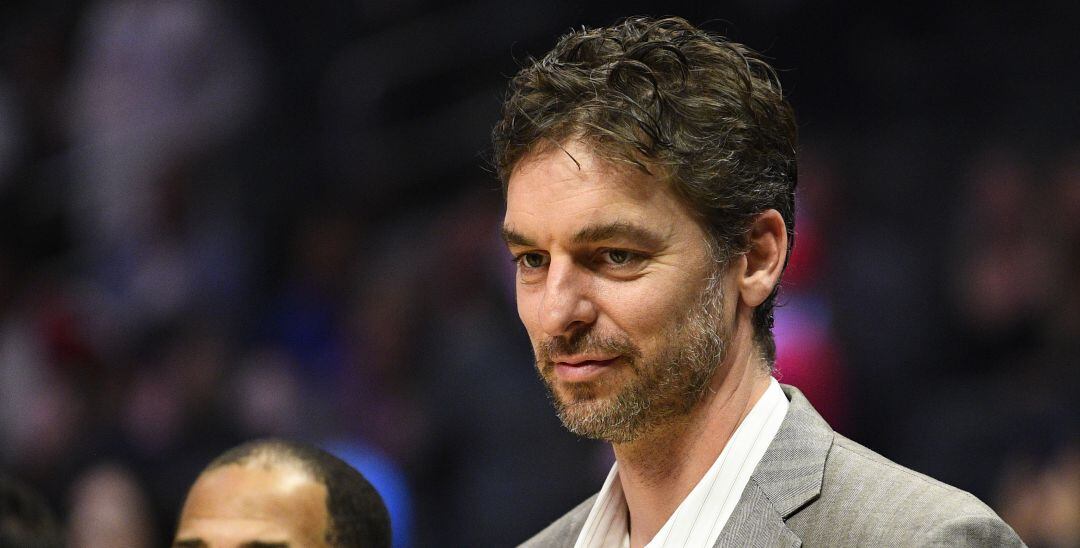 Pau Gasol, durante un partido de los Blazers