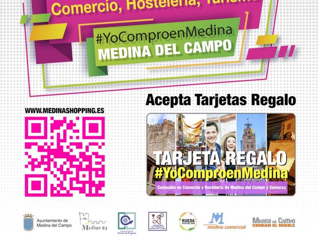 Sello identificativo del comercio medinense a través de tarjetas regalo