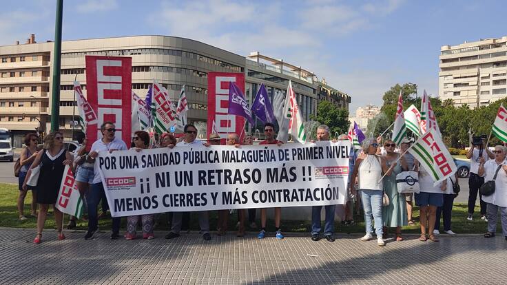 CC.OO denuncia que los hospitales malagueños están funcionando a medio gas