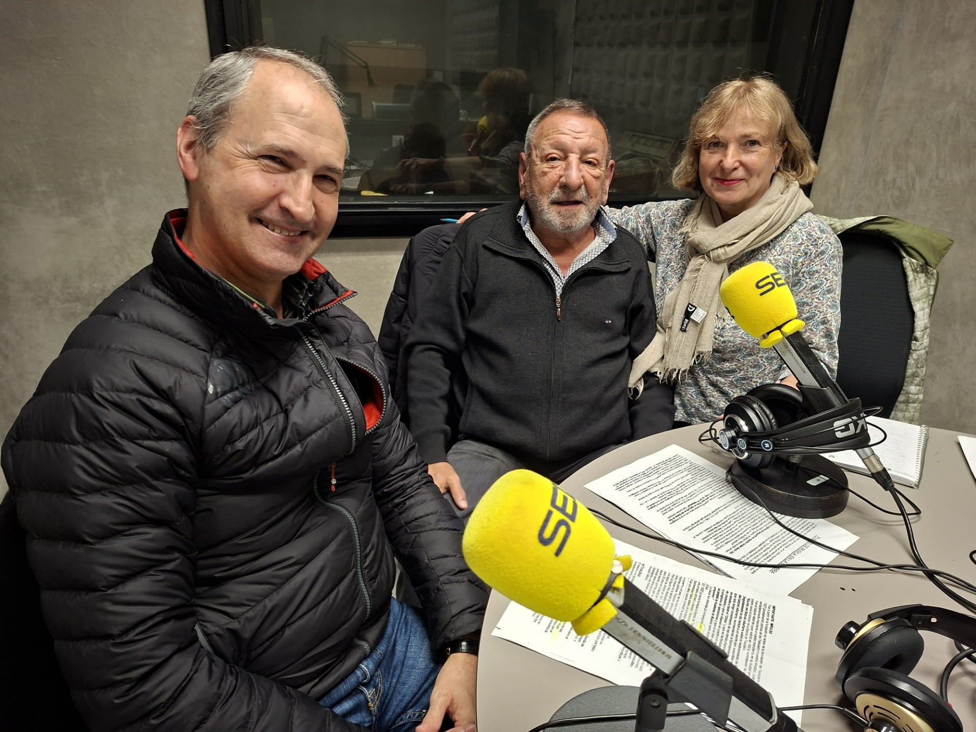 De izquierda a derecha: Germán Ereña, Javier Zorrakin y Nerea Alustiza