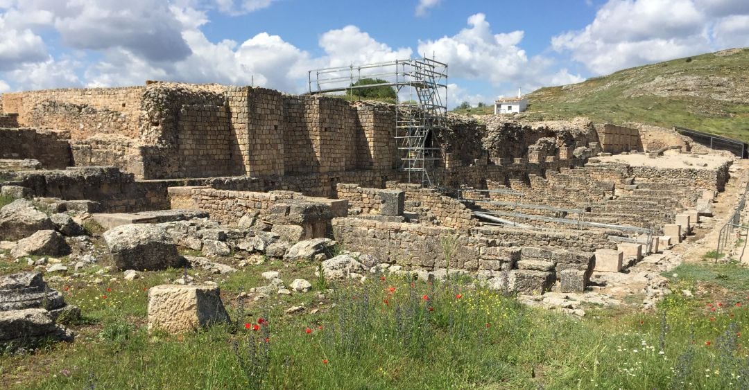 Yacimiento romano de Valeria, en Cuenca.