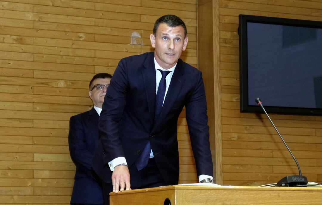 David Martín en el momento de asumir su cargo