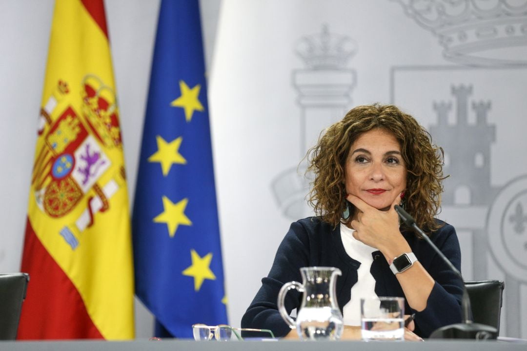 La ministra portavoz y de Hacienda, María Jesús Montero, el pasado 13 de octubre.