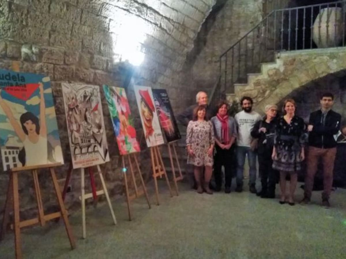 Seis carteles finalistas para las fiestas de Santa Ana de Tudela