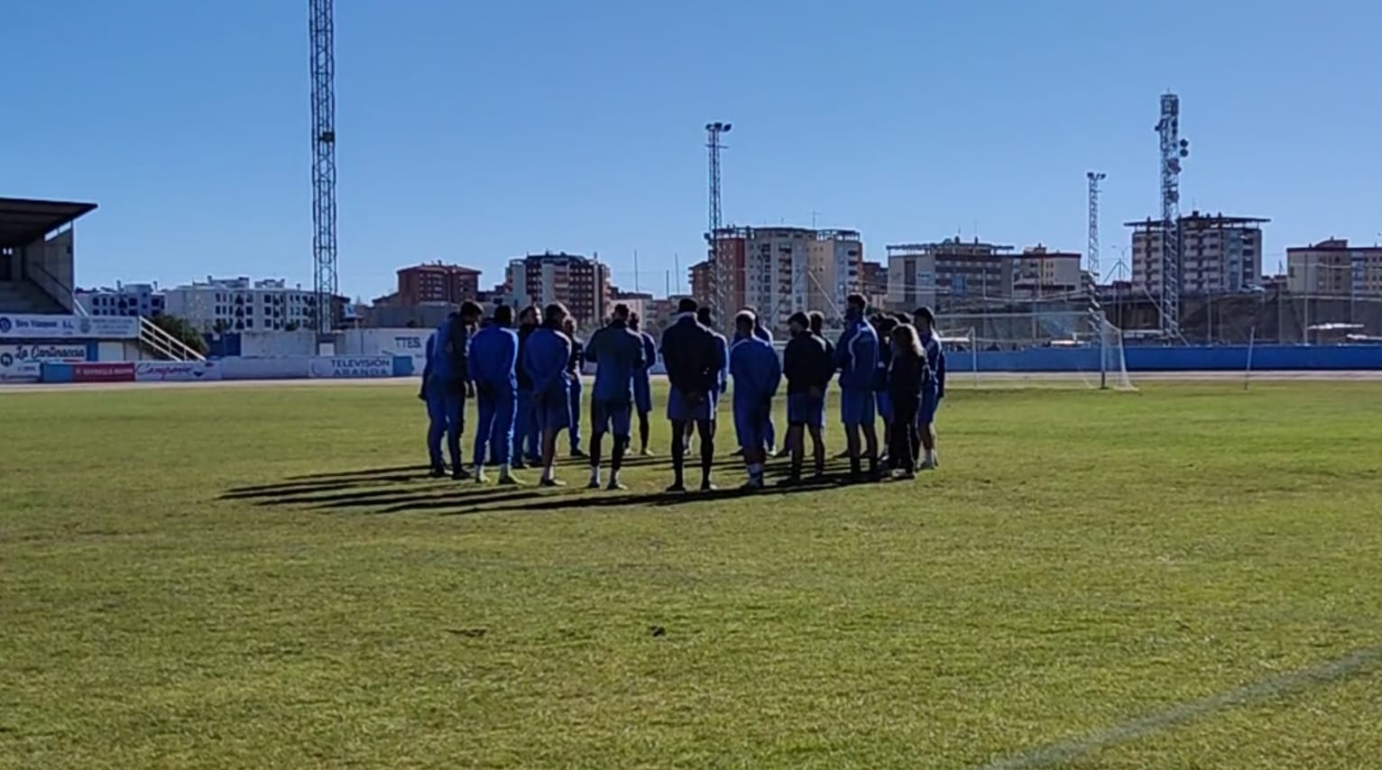 La plantilla blanquiazul se conjura ante de viajar a Ávila este domingo (16:30 h)