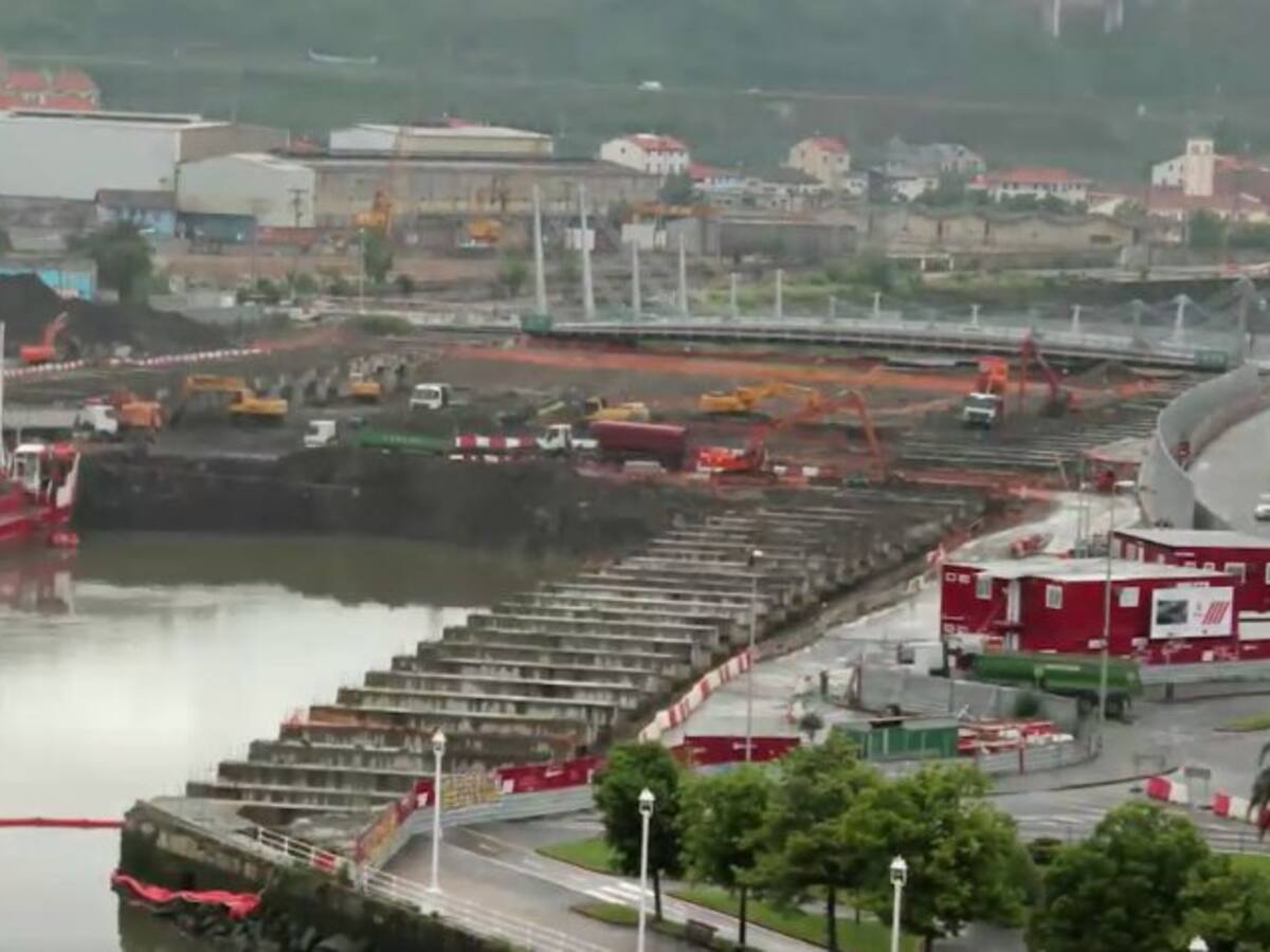 En un minuto Zorrozaurre se convierte en isla