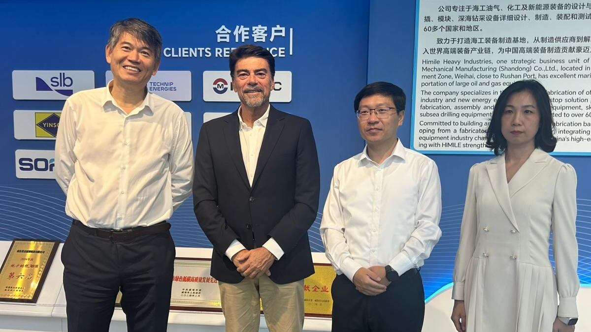 Visita institucional y empresarial del alcalde de Alicante, Luis Barcala, a Weihai (China). Foto: Ayuntamiento de Alicante