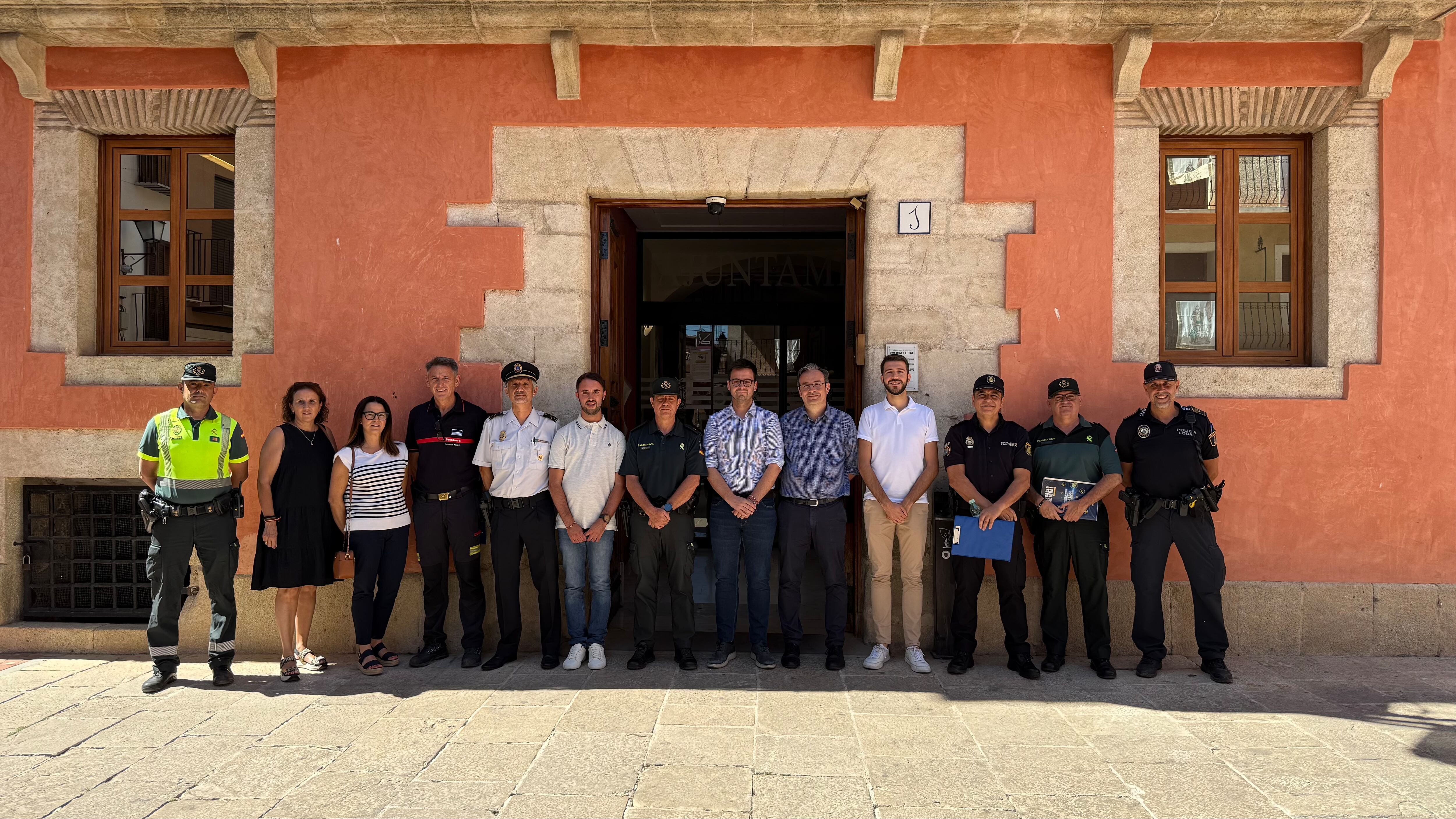 Reunión de la Junta de Seguridad en Cocentaina, previa a las fiestas de Moros y Cristianos