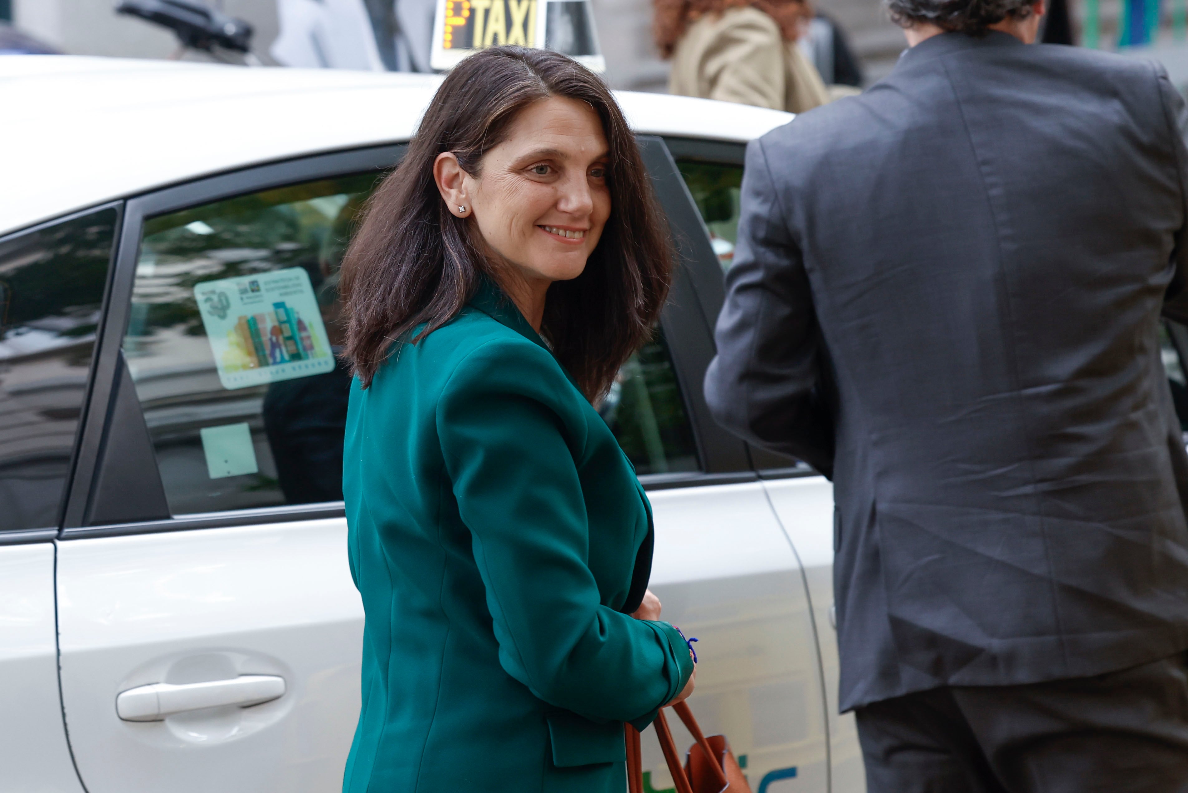 Pilar Sánchez Acera, la actual número dos del PSOE de Madrid y exjefa de gabinete del entonces director del gabinete de Presidencia de Gobierno, llega este miércoles al Tribunal Supremo.