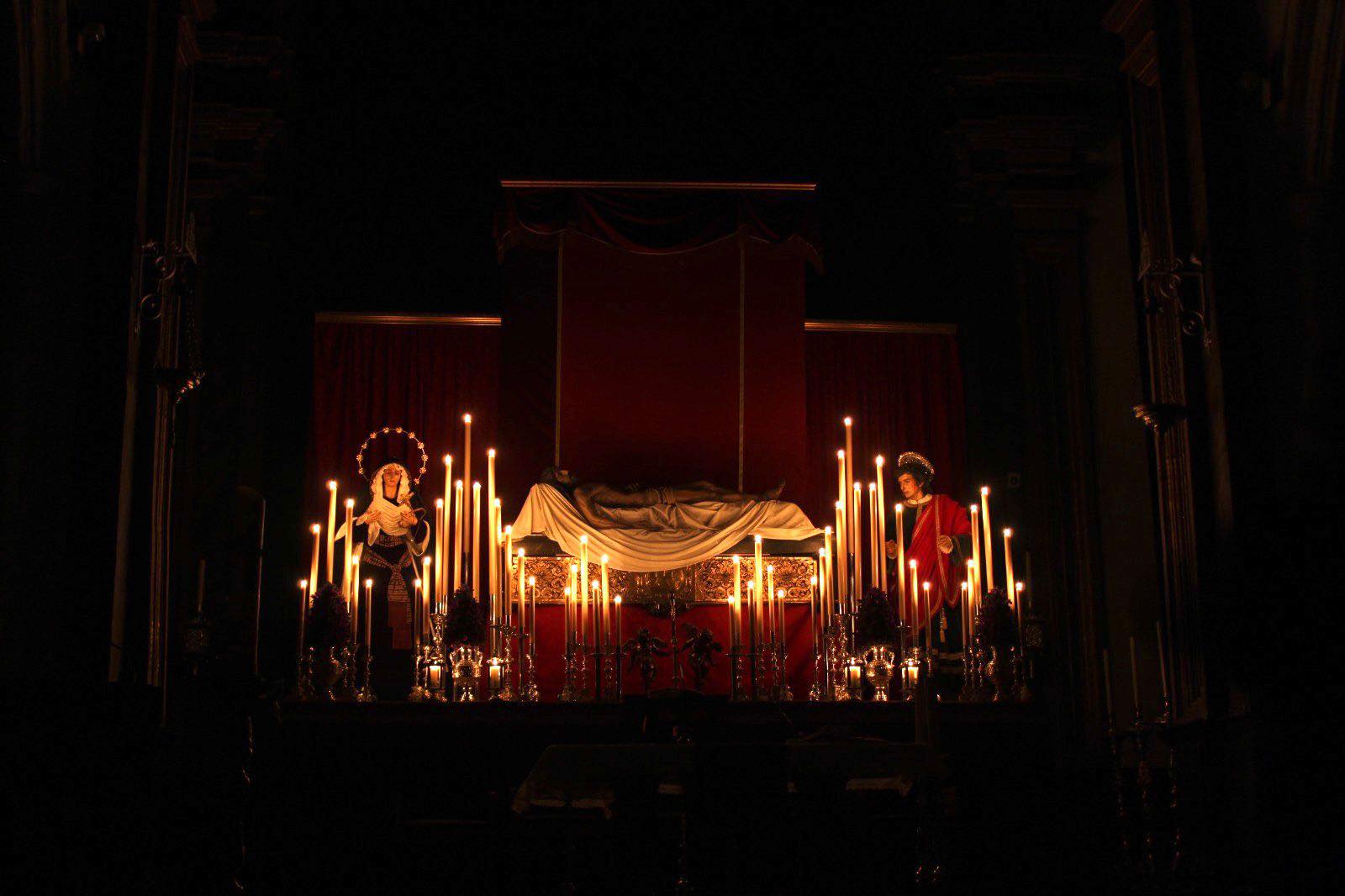 Altar con motivo del Triduo a la Soledad en la capital jiennense