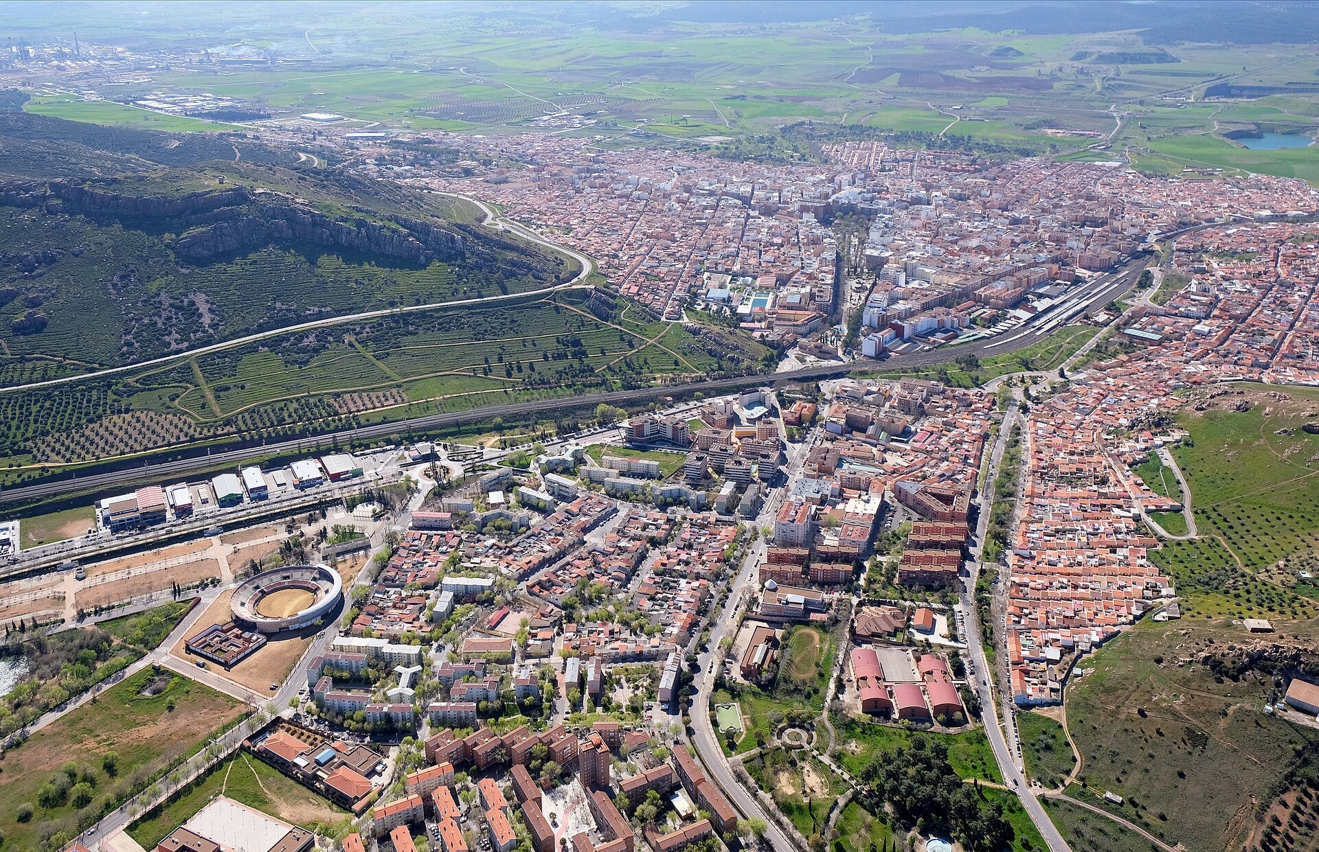 Puertollano vista aérea