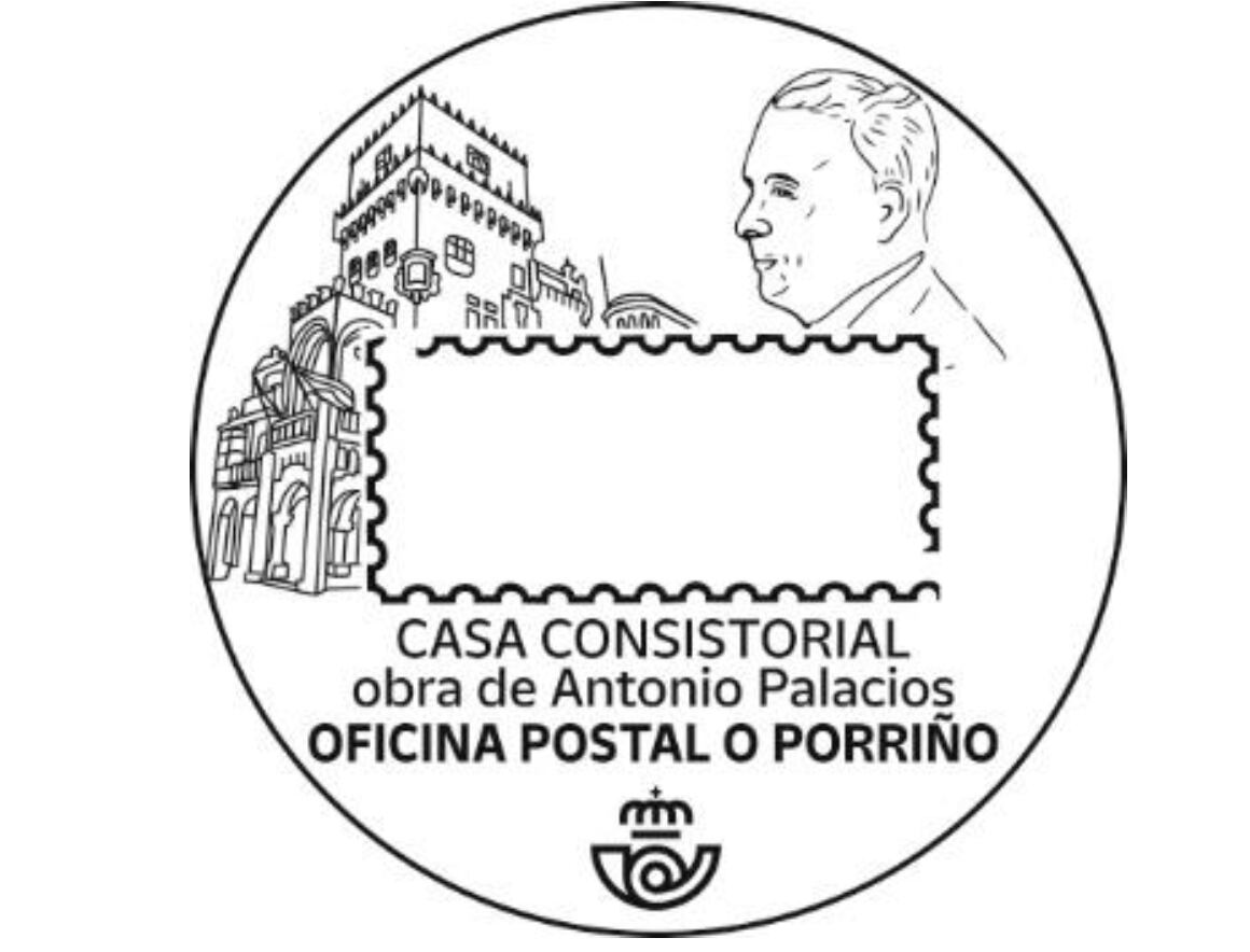 Sello conmemorativo de Correos sobre Antonio Palacios