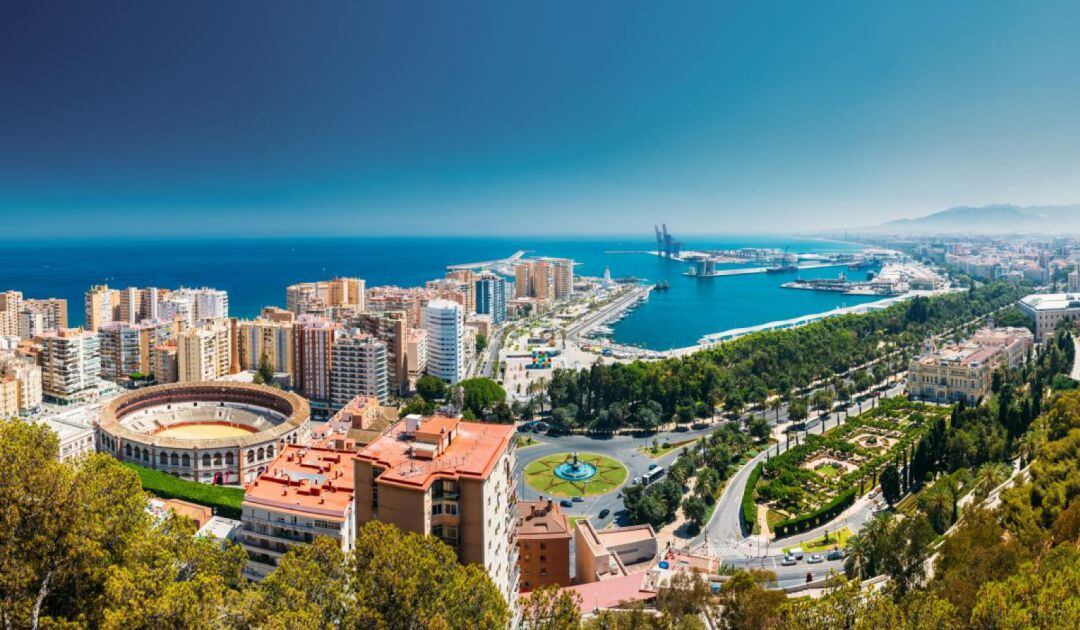 Vista de la ciudad de Málaga