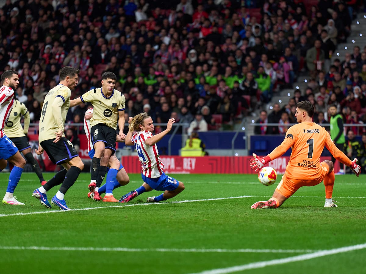 El Barça prepara una queja formal a la RFEF por el gol anulado a Cubarsí frente al Atlético de Madrid