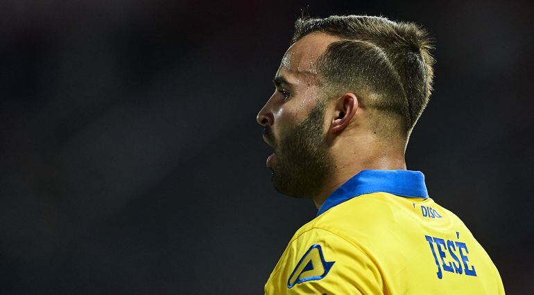 Jesé con la camiseta de la UD Las Palmas