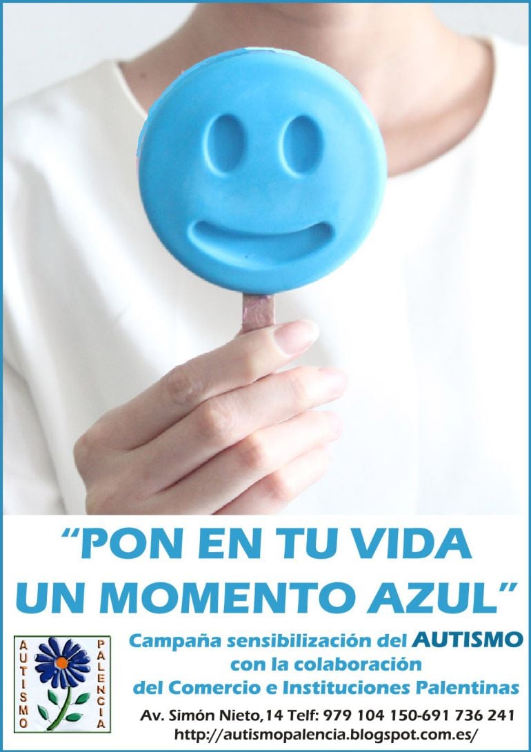 Cartel de la campaña de la Asociación Autismo Palencia.